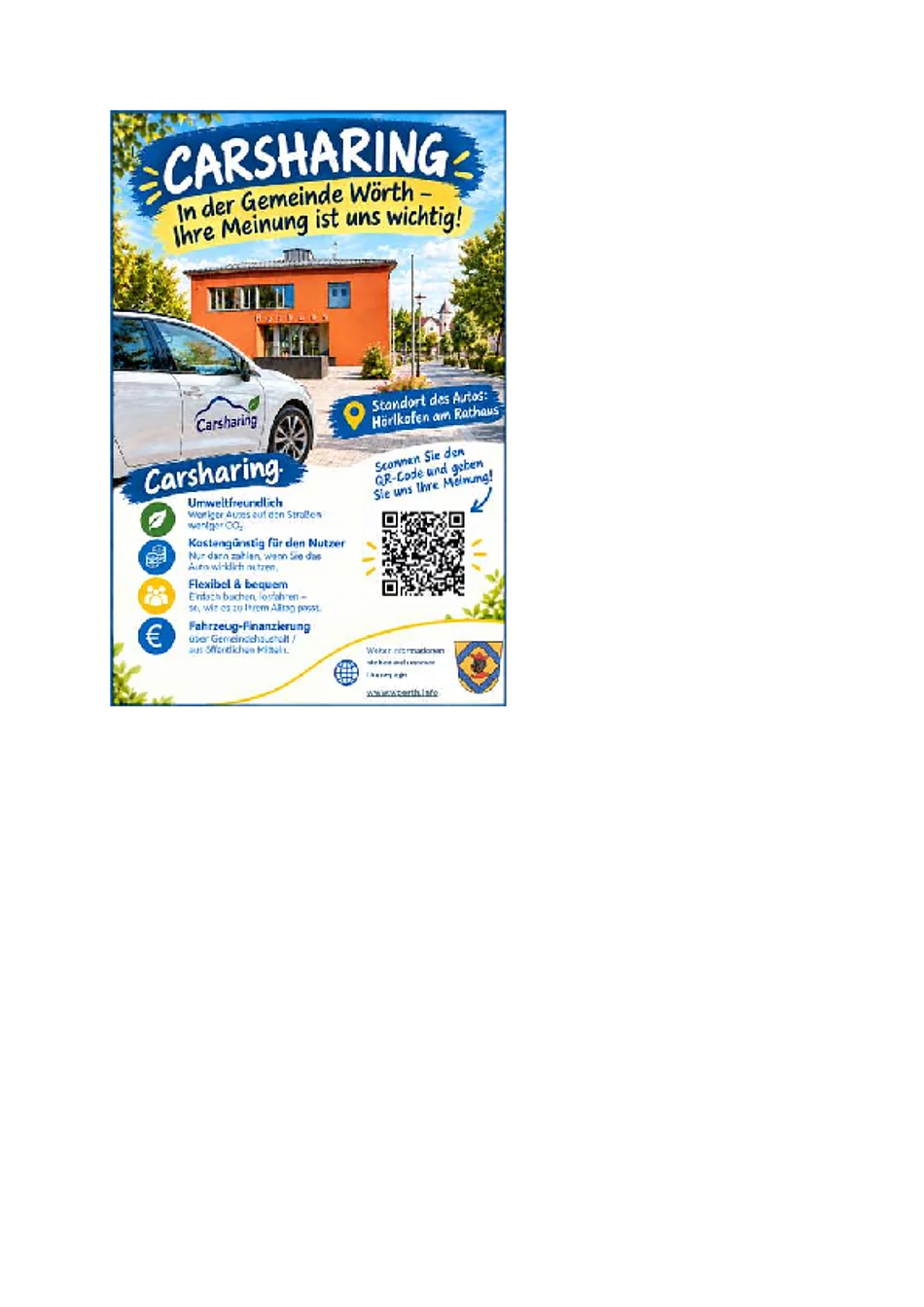 Plakat Carsharing