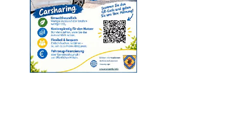 Plakat Carsharing